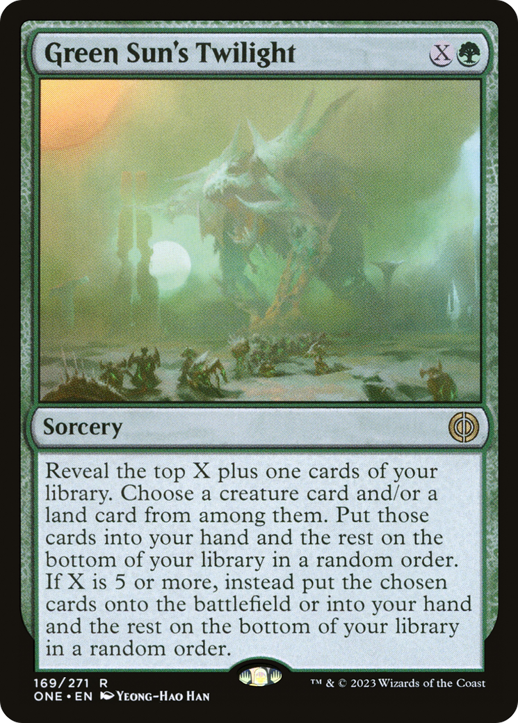 Green Sun's Twilight [Phyrexia: All Will Be One] | Local Legends