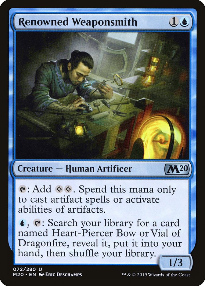 Renowned Weaponsmith [Core Set 2020] | Local Legends
