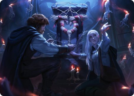 Faithful Mending Art Card [Innistrad: Midnight Hunt Art Series] | Local Legends