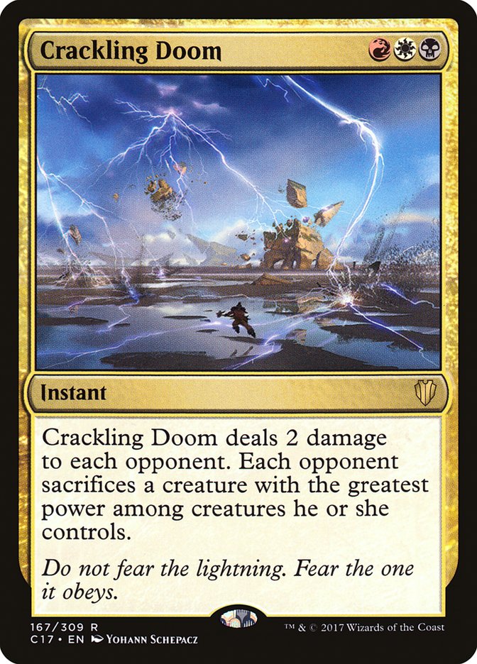 Crackling Doom [Commander 2017] | Local Legends