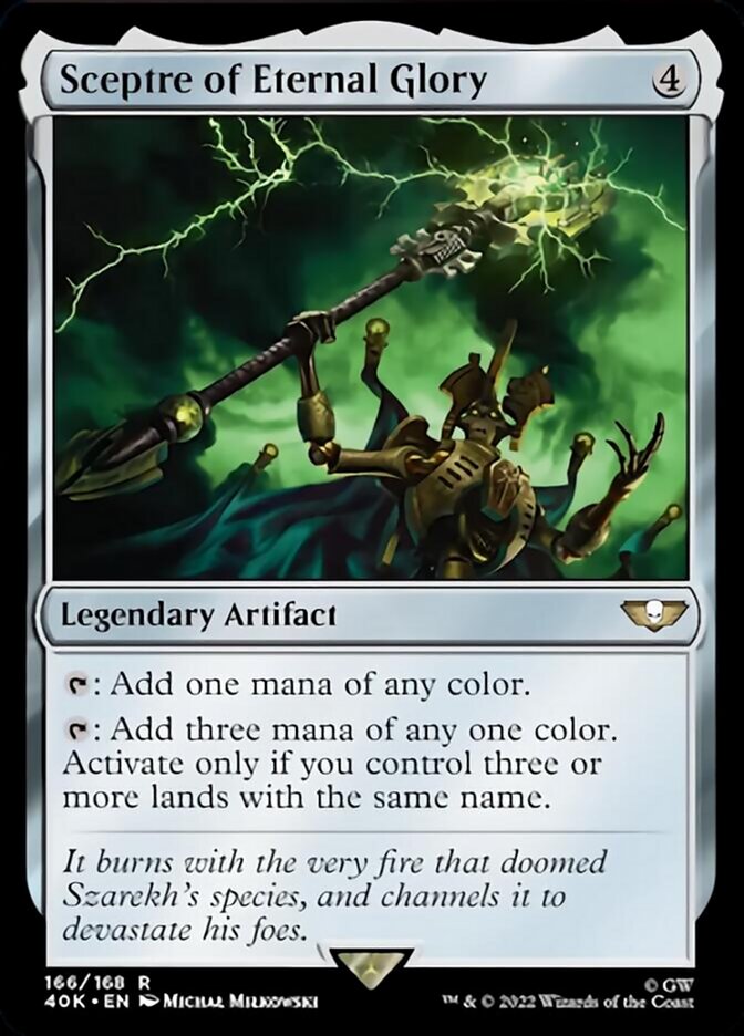 Sceptre of Eternal Glory (Surge Foil) [Universes Beyond: Warhammer 40,000] | Local Legends
