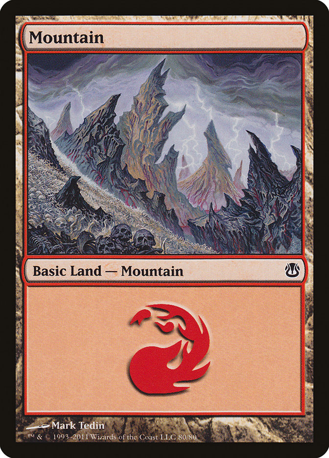 Mountain (80) [Duel Decks: Ajani vs. Nicol Bolas] | Local Legends
