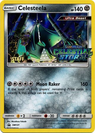 Celesteela (SM131) (Staff Prerelease Promo) [Sun & Moon: Black Star Promos] | Golgari Games