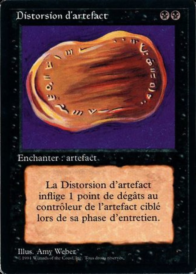 Warp Artifact [Foreign Black Border] | Golgari Games