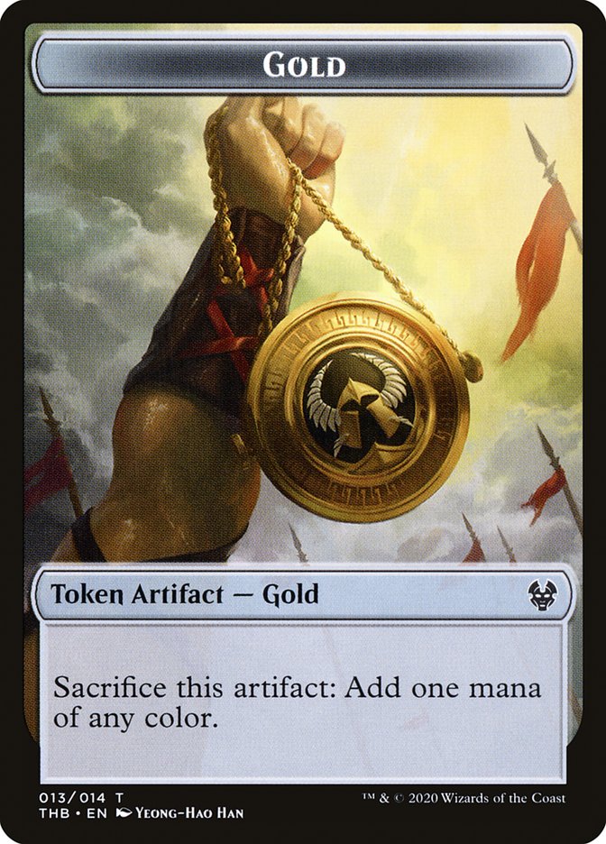 Gold Token [Theros Beyond Death Tokens] | Golgari Games