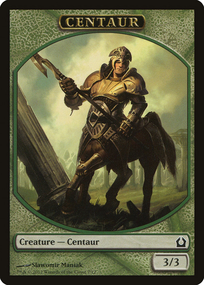 Centaur Token [Return to Ravnica Tokens] | Golgari Games