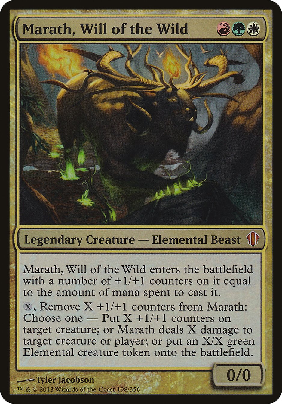 Marath, Will of the Wild (Oversized) [Commander 2013 Oversized] | Golgari Games