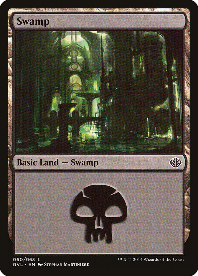 Swamp (60) (Garruk vs. Liliana) [Duel Decks Anthology] | Local Legends