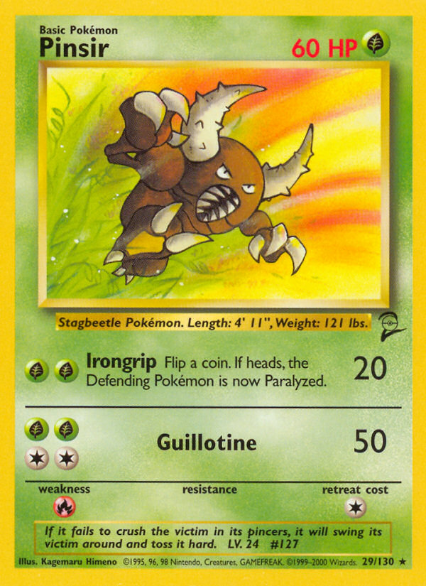 Pinsir (29/130) [Base Set 2] | Golgari Games