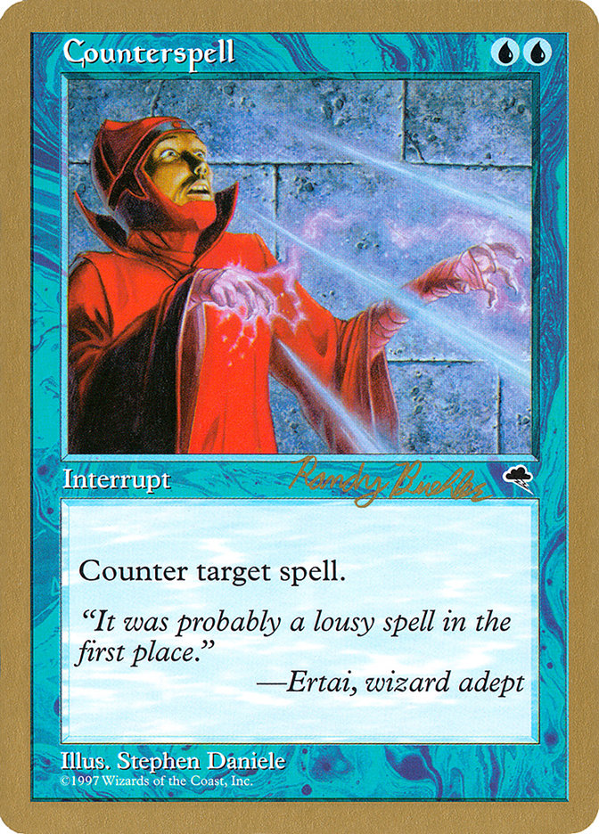Counterspell (Randy Buehler) [World Championship Decks 1998] | Local Legends