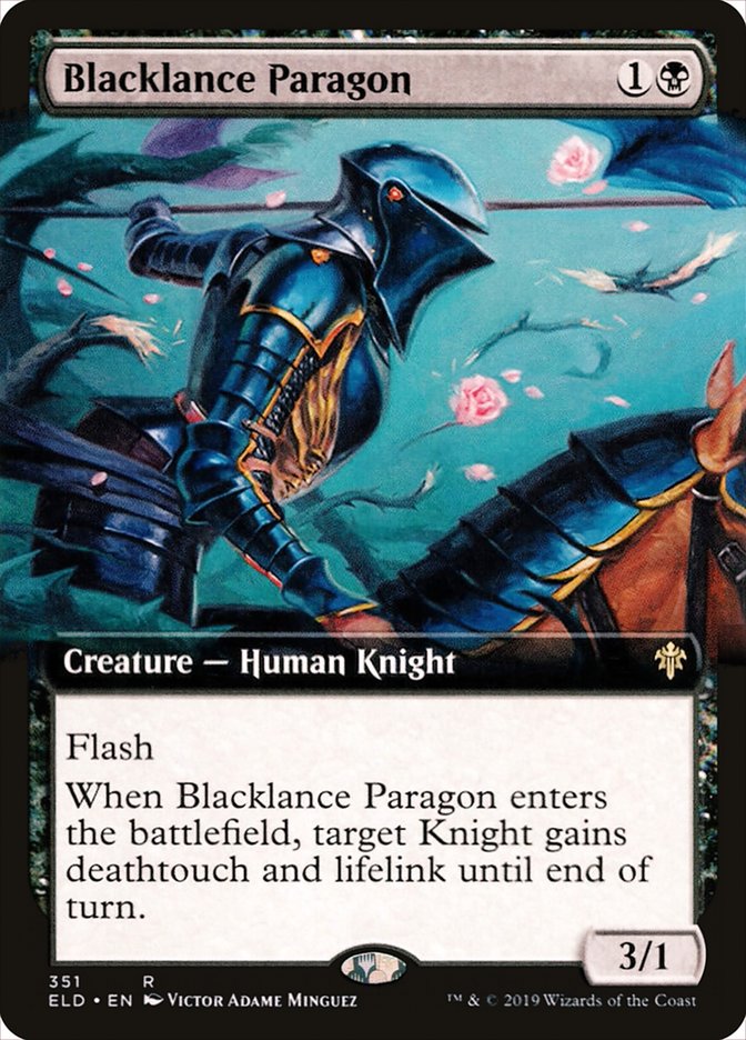 Blacklance Paragon (Extended Art) [Throne of Eldraine] | Local Legends