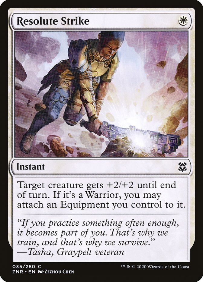 Resolute Strike [Zendikar Rising] | Local Legends