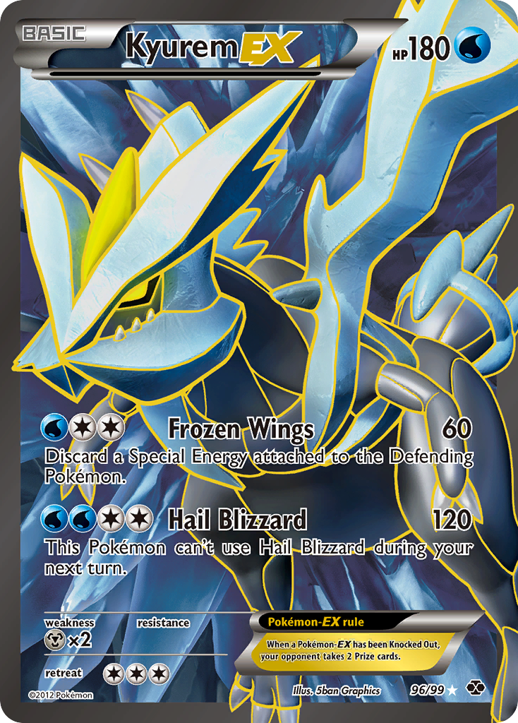 Kyurem EX (96/99) [Black & White: Next Destinies] | Golgari Games