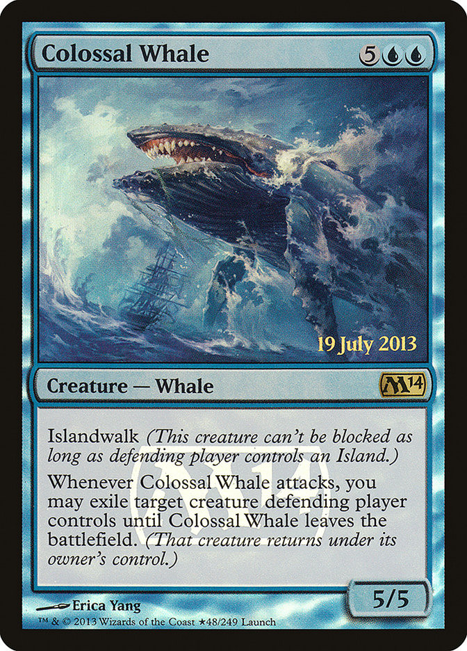 Colossal Whale [Magic 2014 Prerelease Promos] | Golgari Games