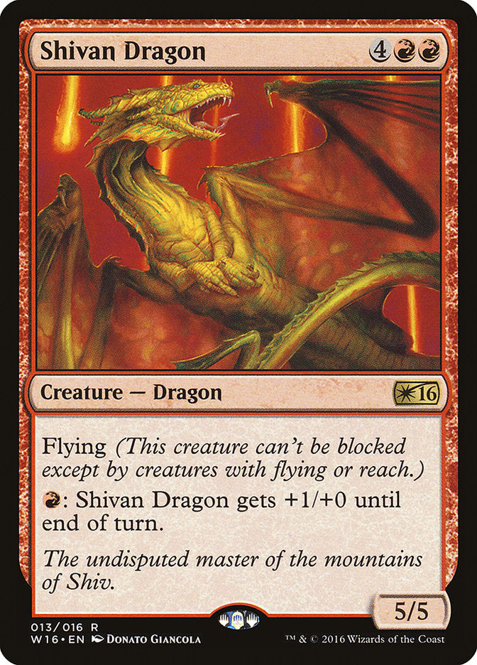 Shivan Dragon [Welcome Deck 2016] | Local Legends