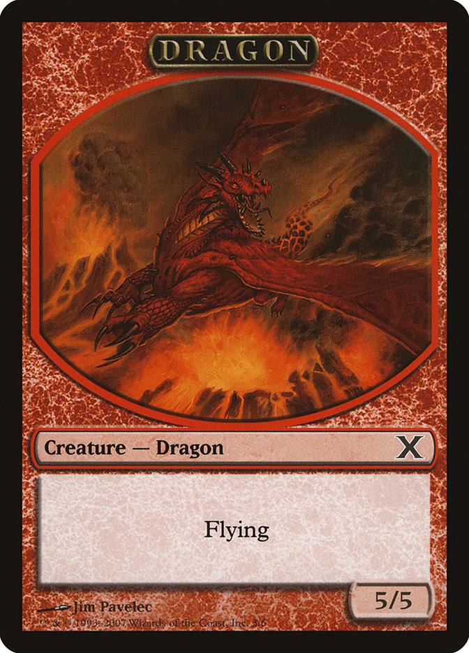 Dragon Token [Tenth Edition Tokens] | Local Legends