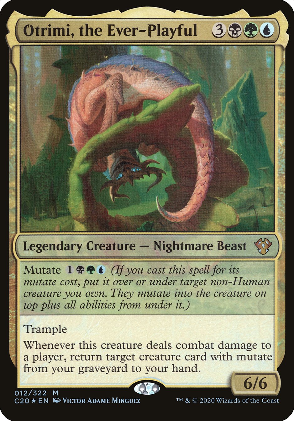 Otrimi, the Ever-Playful (Oversized) [Commander 2020 Oversized] | Golgari Games