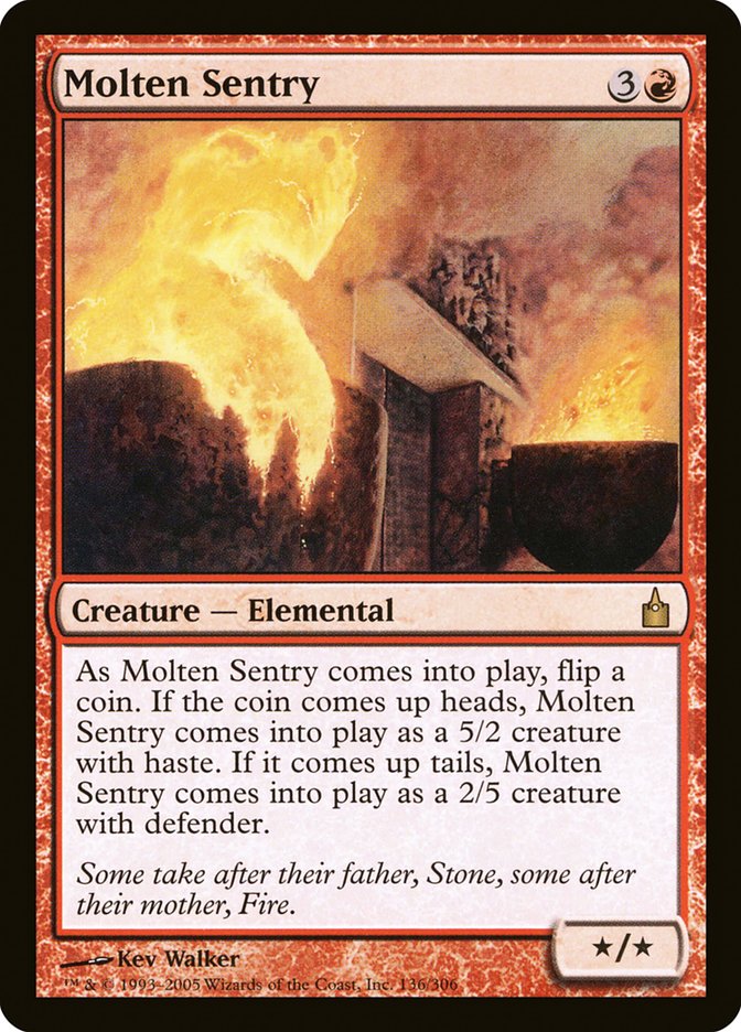 Molten Sentry [Ravnica: City of Guilds] | Local Legends