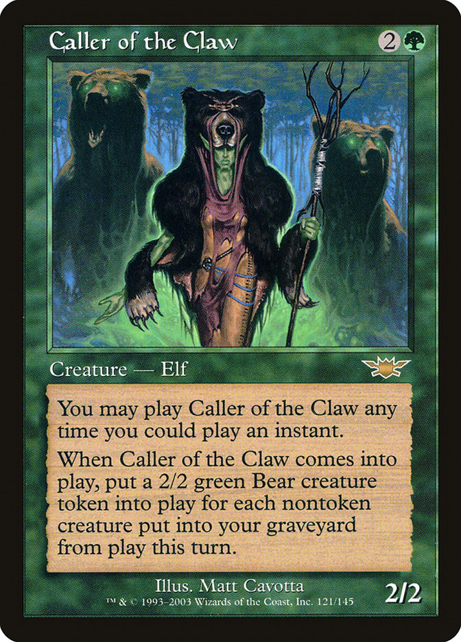 Caller of the Claw [Legions] | Local Legends