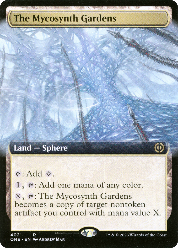 The Mycosynth Gardens (Extended Art) [Phyrexia: All Will Be One] | Golgari Games