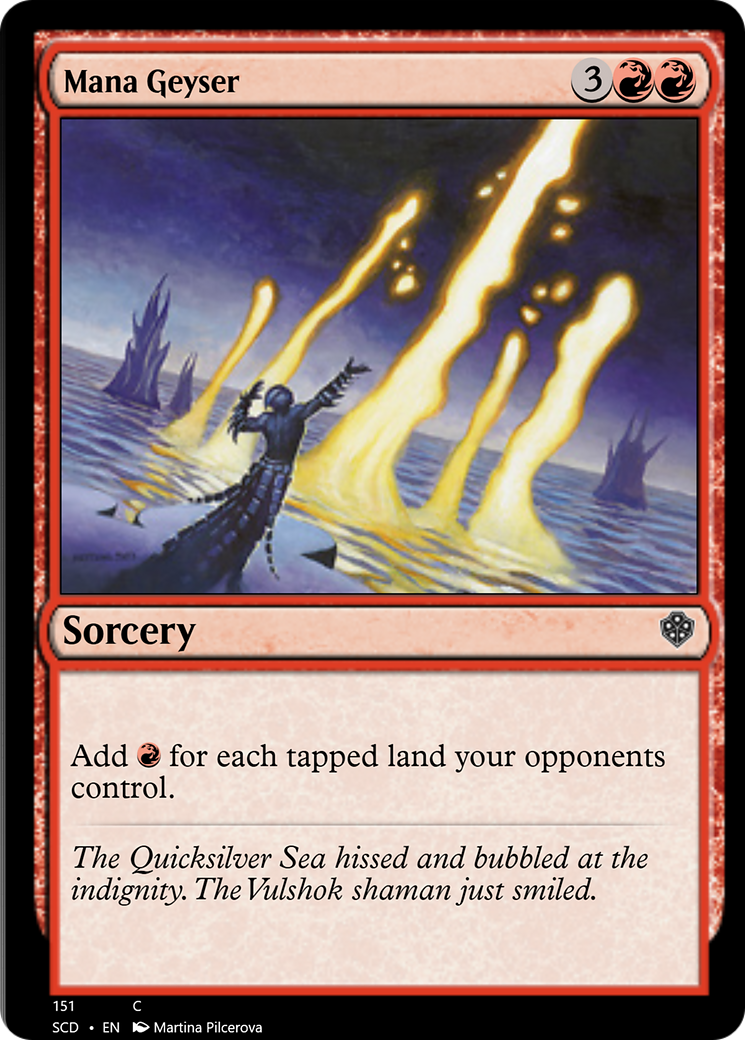Mana Geyser [Starter Commander Decks] | Local Legends