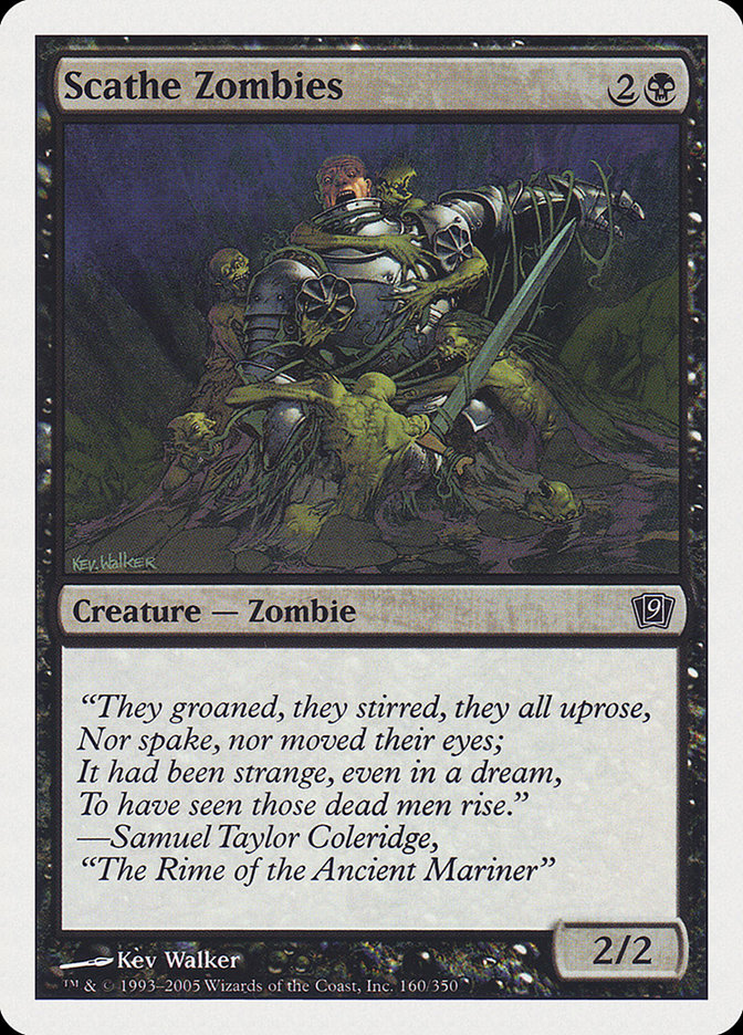 Scathe Zombies [Ninth Edition] | Golgari Games