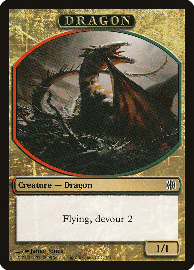 Dragon Token [Alara Reborn Tokens] | Golgari Games