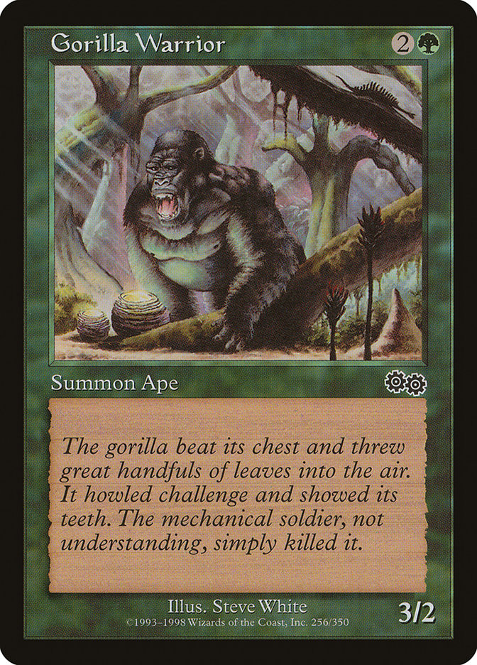 Gorilla Warrior [Urza's Saga] | Golgari Games