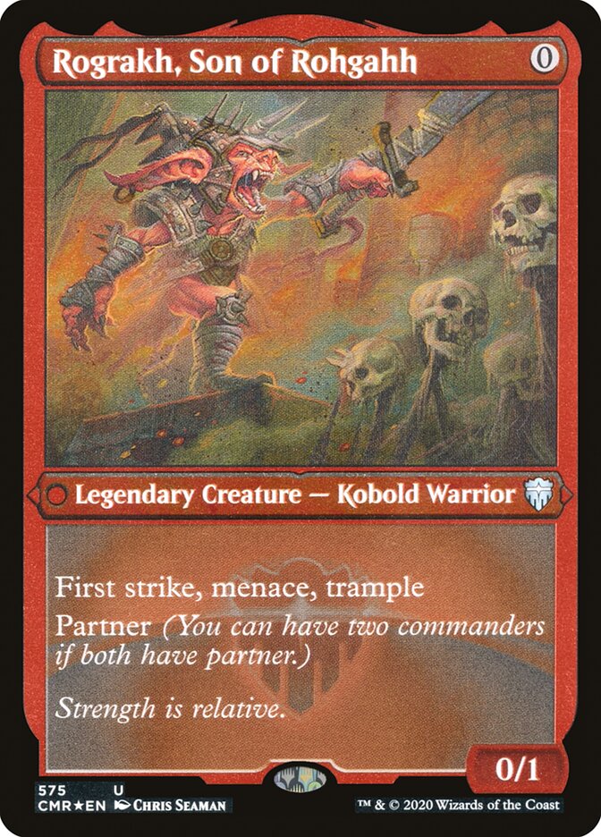 Rograkh, Son of Rohgahh (Etched) [Commander Legends] | Local Legends