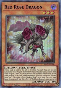 Red Rose Dragon (Blue) [LDS2-EN108] Ultra Rare | Golgari Games