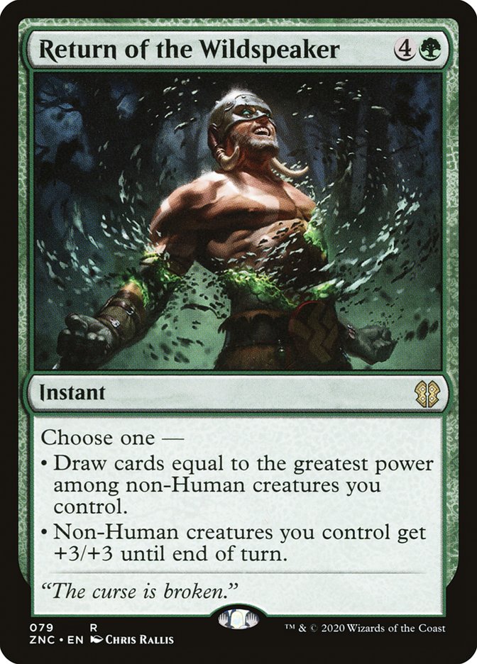Return of the Wildspeaker [Zendikar Rising Commander] | Local Legends