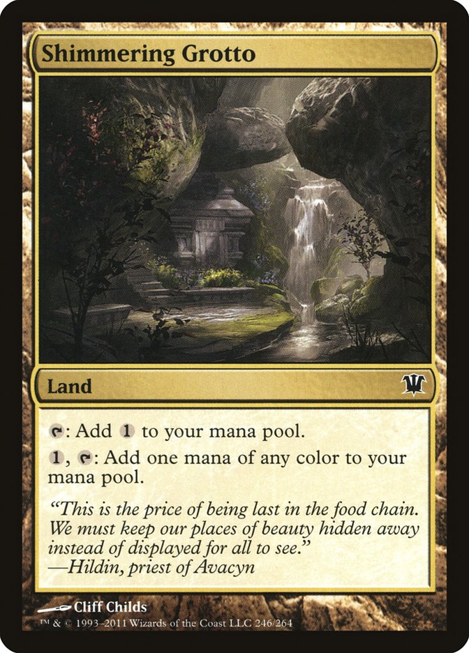 Shimmering Grotto [Innistrad] | Golgari Games