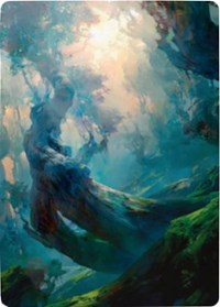 Forest 3 Art Card [Zendikar Rising Art Series] | Golgari Games