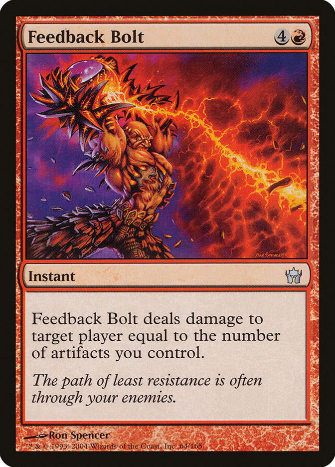 Feedback Bolt [Fifth Dawn] | Golgari Games