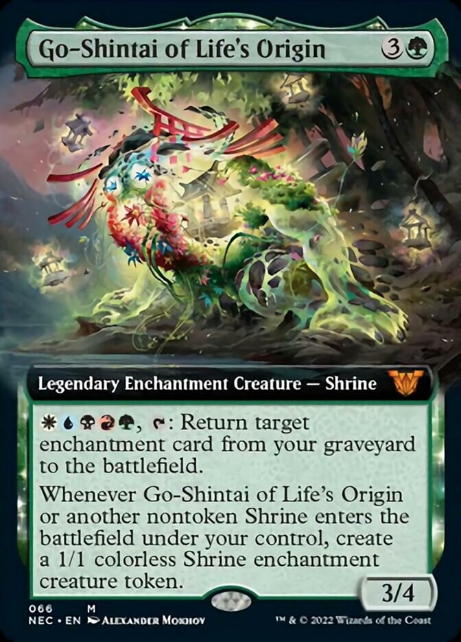 Go-Shintai of Life's Origin (Extended Art) [Kamigawa: Neon Dynasty Commander] | Golgari Games