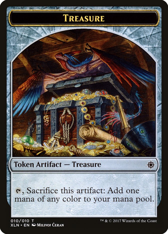 Treasure Token (010/010) [Ixalan Tokens] | Golgari Games