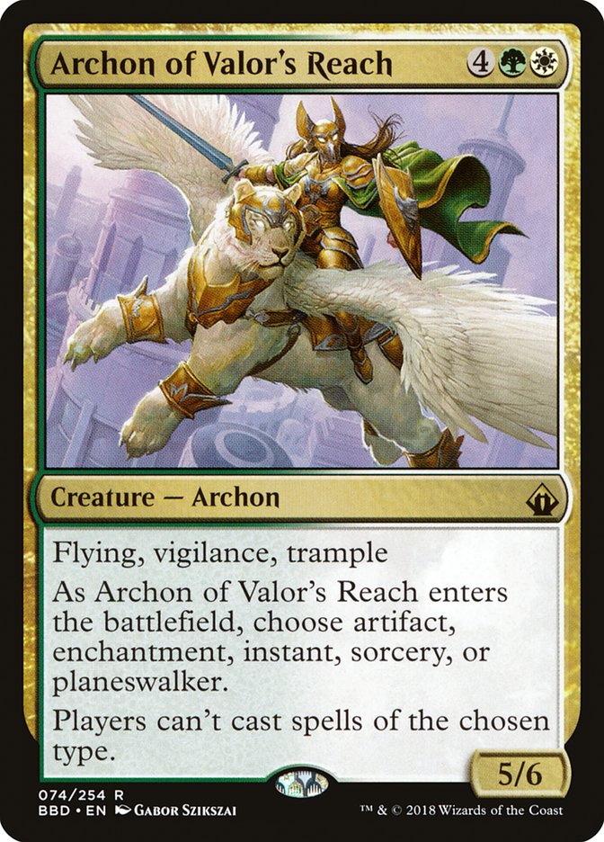 Archon of Valor's Reach [Battlebond] | Local Legends
