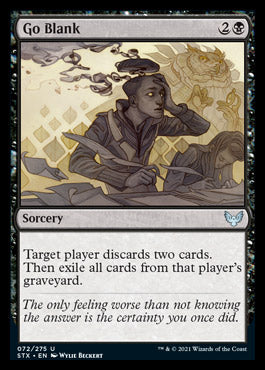 Go Blank [Strixhaven: School of Mages] | Local Legends