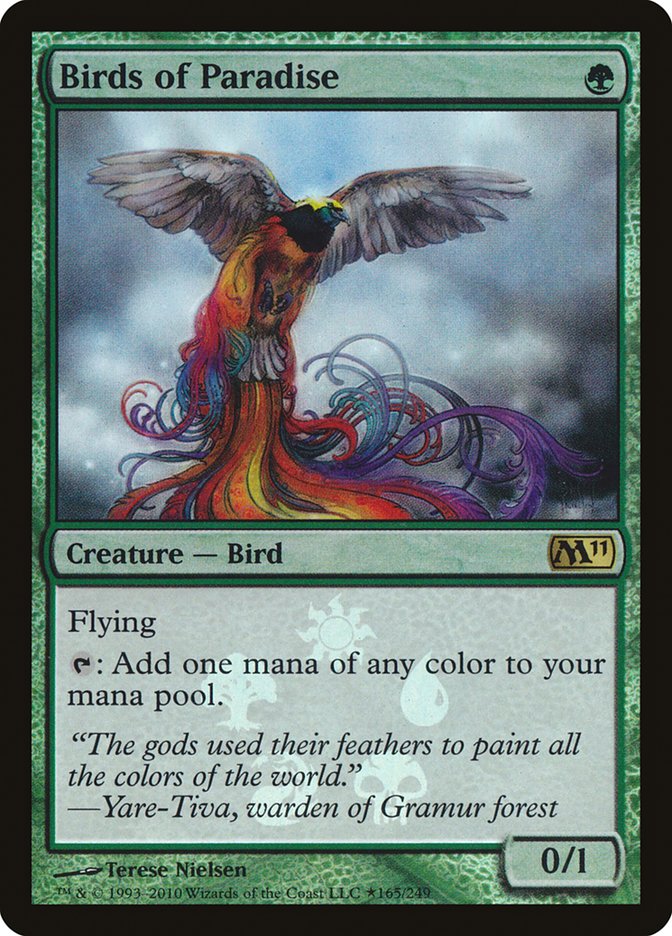 Birds of Paradise (Buy-A-Box) [Magic 2011 Promos] | Golgari Games