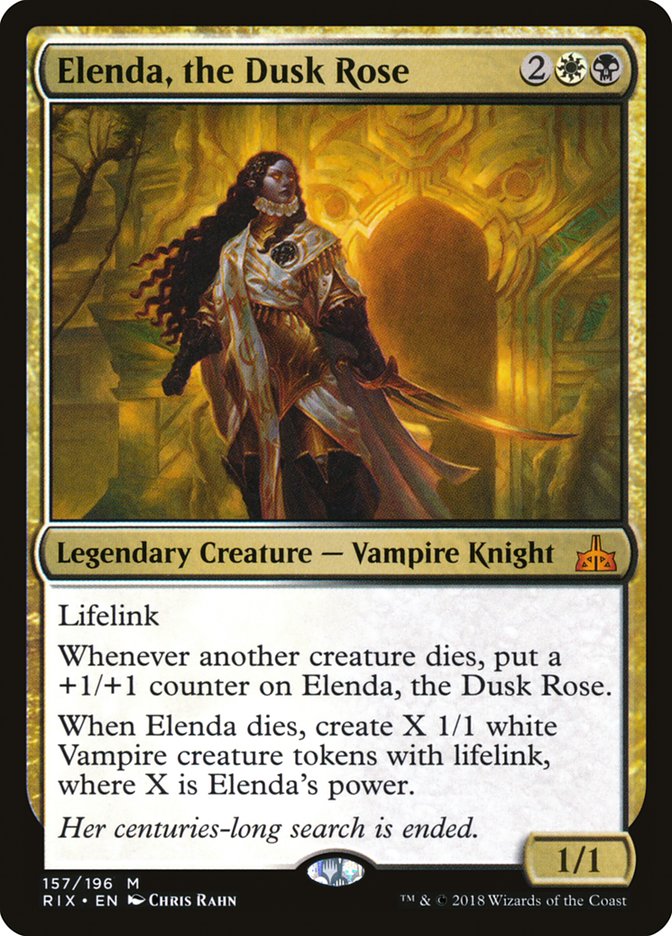 Elenda, the Dusk Rose [Rivals of Ixalan] | Golgari Games