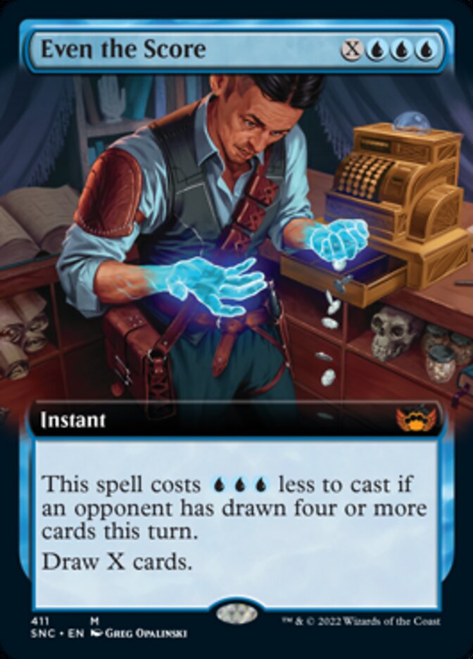 Even the Score (Extended Art) [Streets of New Capenna] | Local Legends