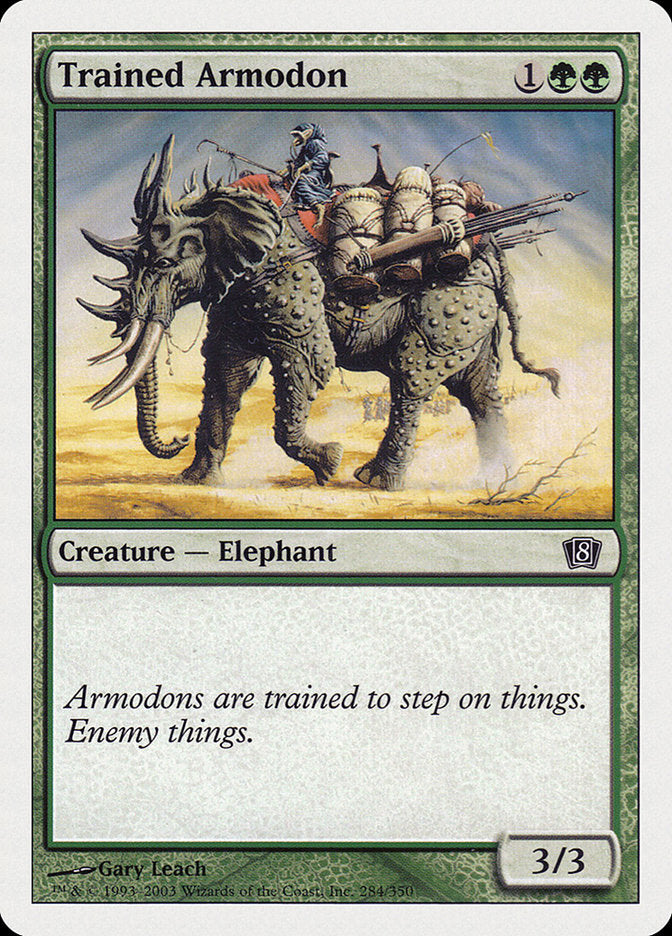 Trained Armodon [Eighth Edition] | Local Legends