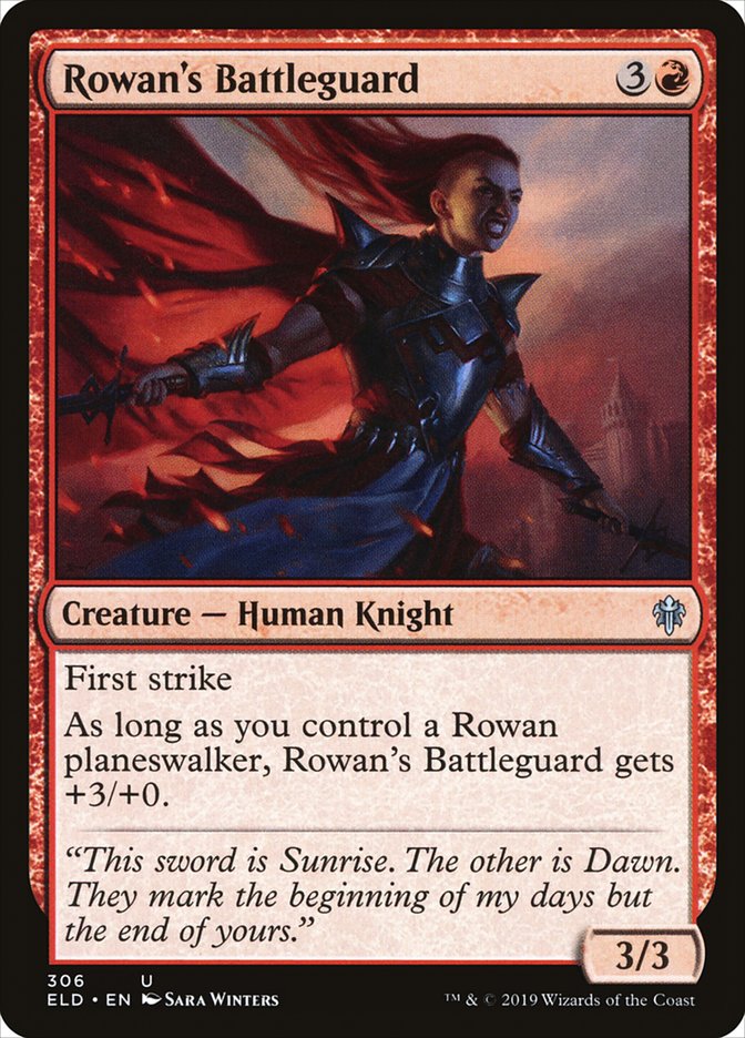 Rowan's Battleguard [Throne of Eldraine] | Local Legends