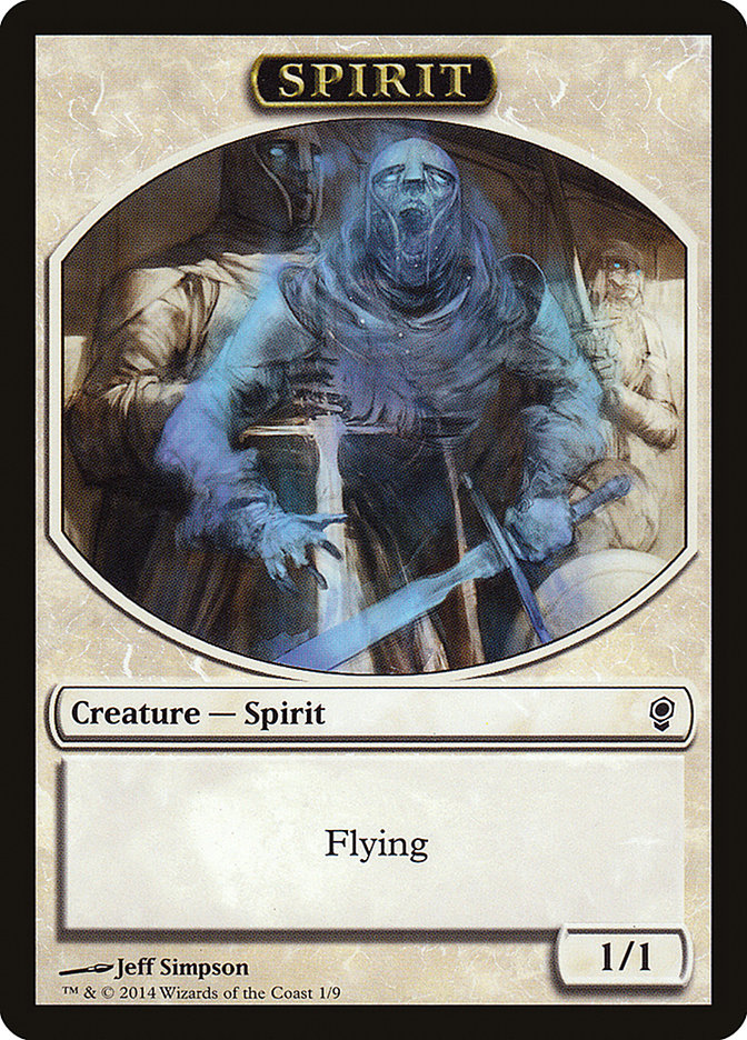 Spirit Token [Conspiracy Tokens] | Golgari Games