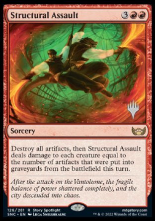 Structural Assault (Promo Pack) [Streets of New Capenna Promos] | Local Legends