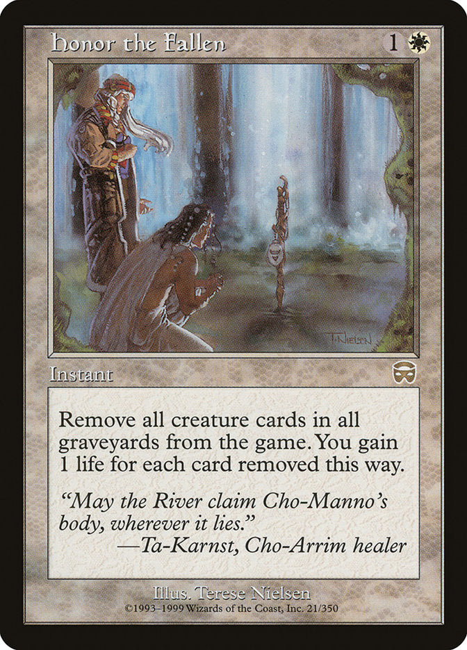 Honor the Fallen [Mercadian Masques] | Local Legends