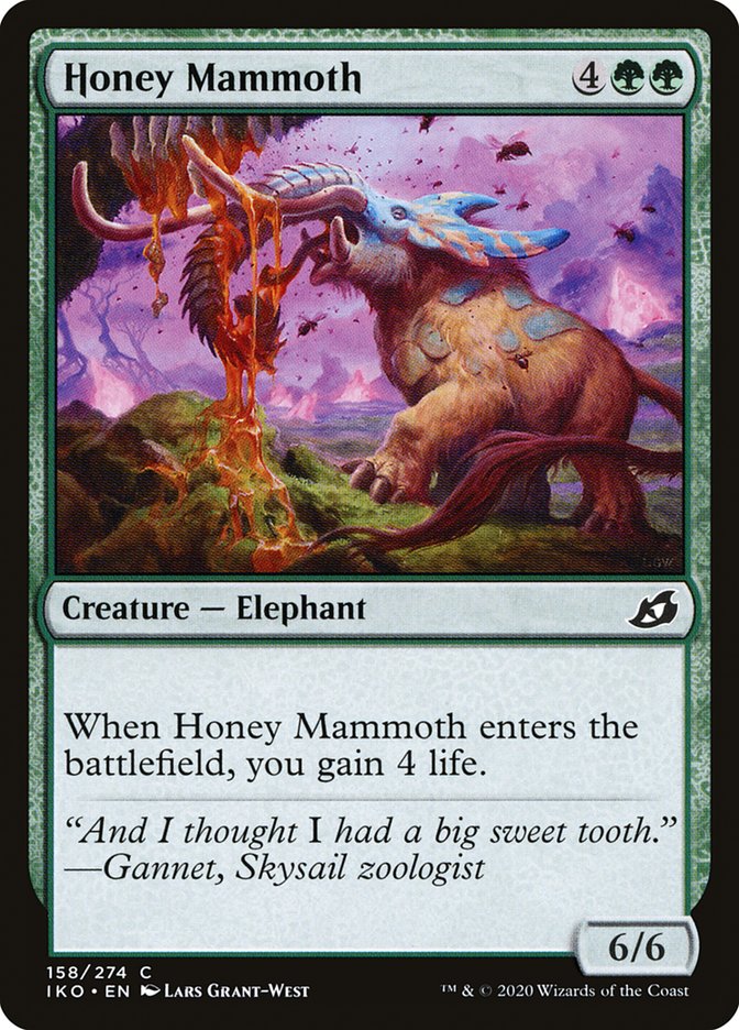 Honey Mammoth [Ikoria: Lair of Behemoths] | Golgari Games