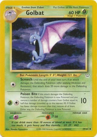 Golbat (29/64) [Neo Revelation Unlimited] | Golgari Games