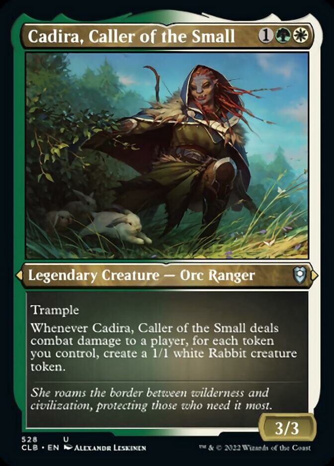 Cadira, Caller of the Small (Foil Etched) [Commander Legends: Battle for Baldur's Gate] | Local Legends
