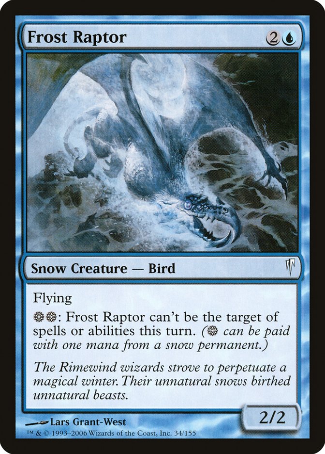 Frost Raptor [Coldsnap] | Golgari Games